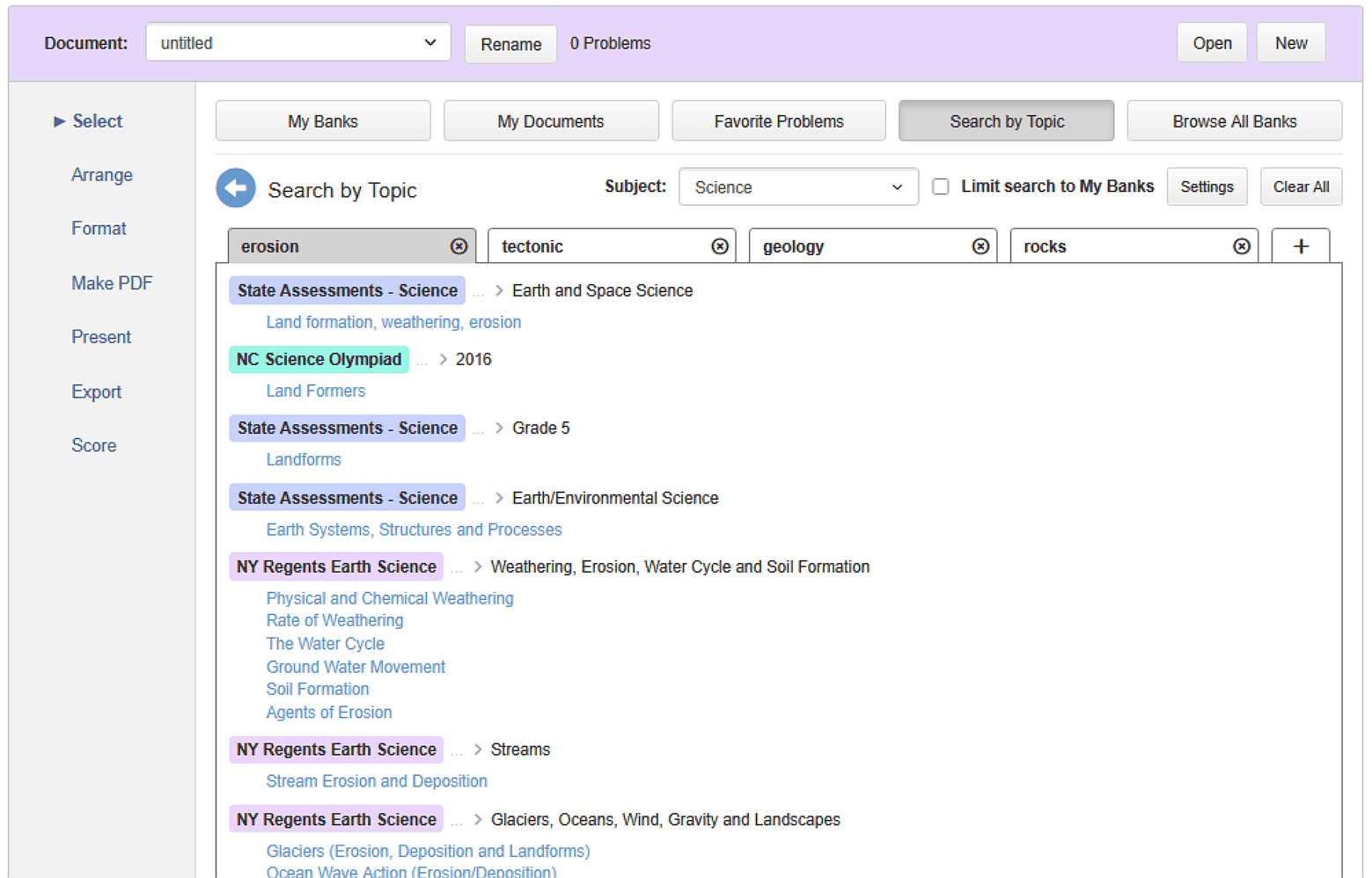 search multiple tabs